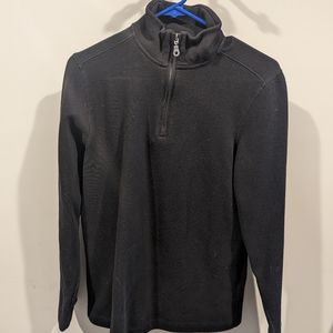 Black quarter zip sweatshirt